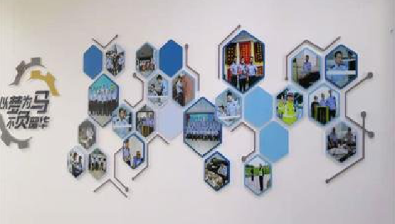 织金文化墙最常见的做法。