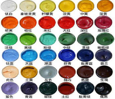 织金墙绘颜色的选择有讲究。