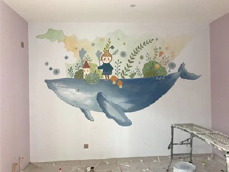 织金手绘墙的特点及优势。